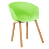 Пластиковый стул Зеленый