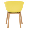 Пластиковый стул Желтый