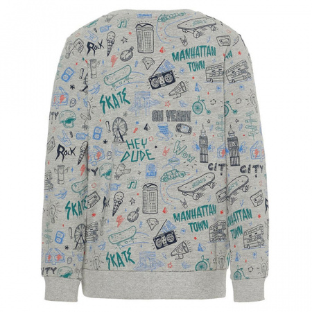 Толстовка для мальчика Серый L